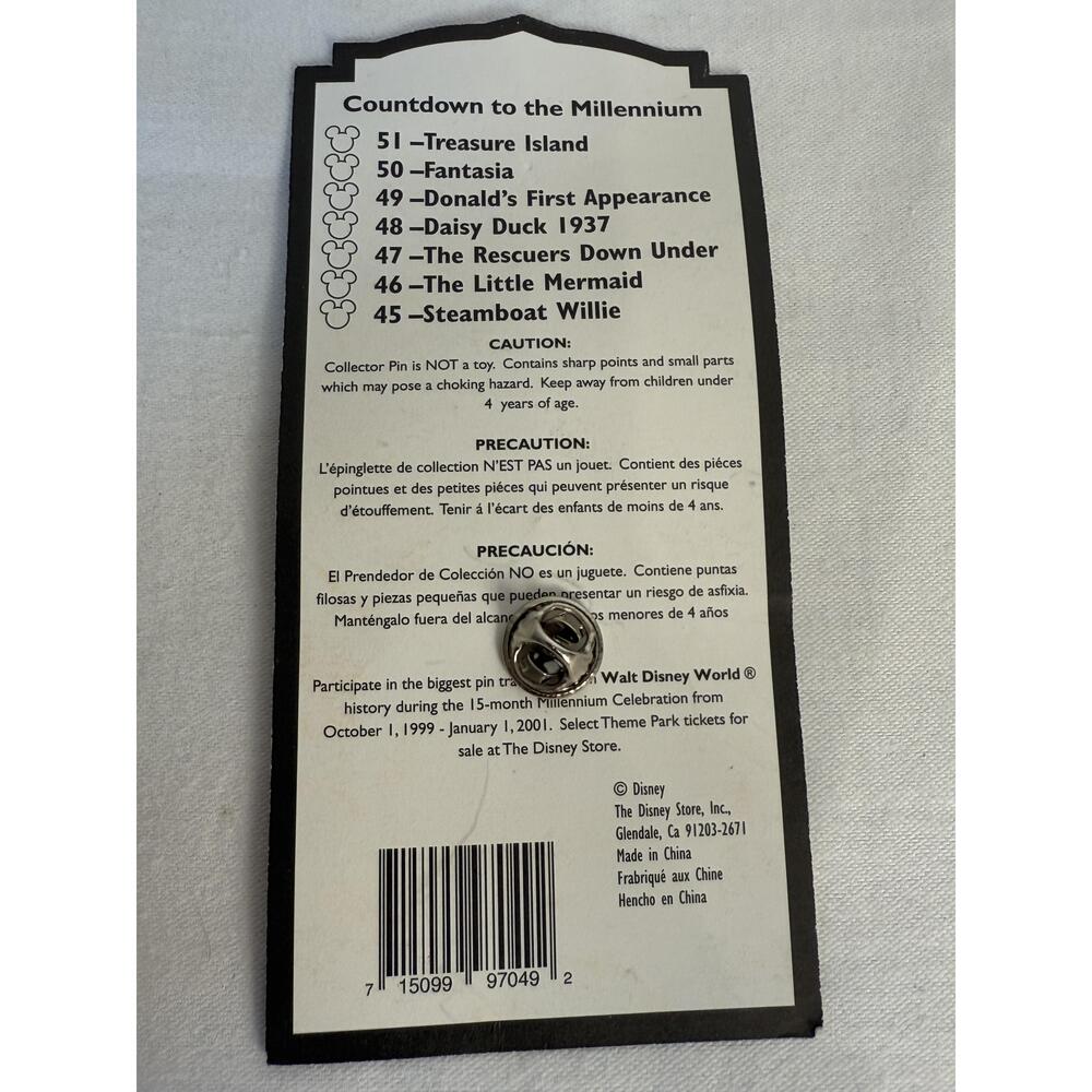Disney Donald Duck Millennium Series 49 First Appearance Collectible Pin - Picture 2 of 3